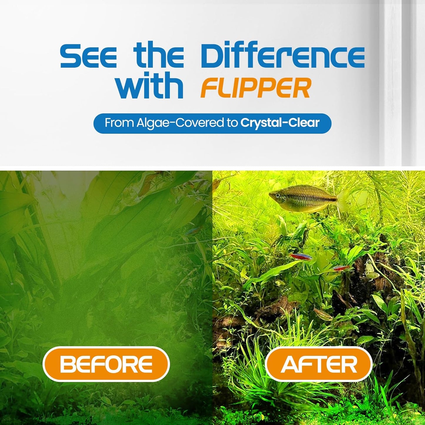 Flipper Platinum Aquarium Algae Scraper - 28"